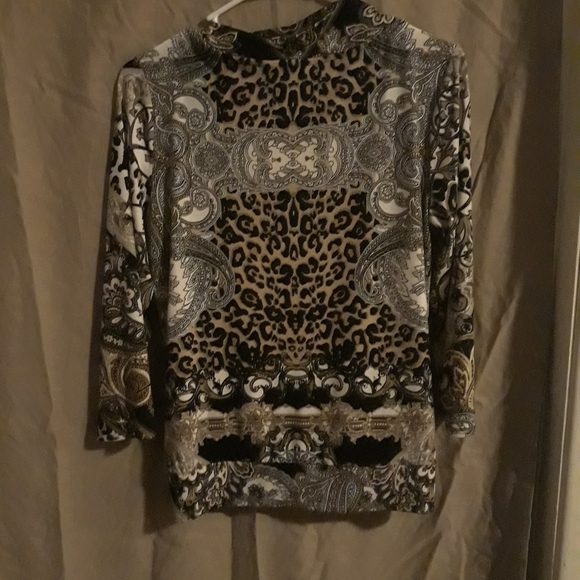 Chicos 3/4 sleeve blouse size 0 A-19 5/$25 - Picture 3 of 3